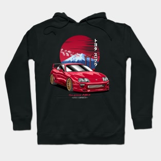 Toyota Supra MK4 Back Print Hoodie